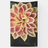 Summer Dahlia Flower (Floral Art) Spandoek (Verticaal)