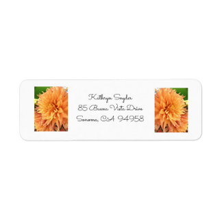 Summer Dahlia Return Address Label