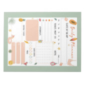 Summer Daily Planner Notepad  Notitieblok (Voorkant)