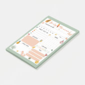 Summer Daily Planner Notepad  Post-it® Notes (Schuin)