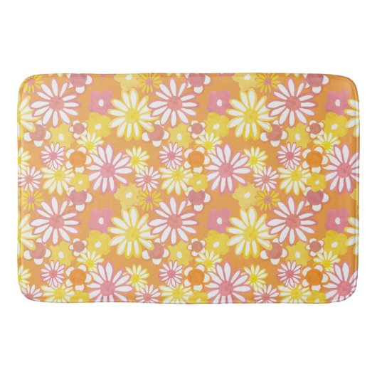 Summer Daisies Bath Mat (Voorkant)
