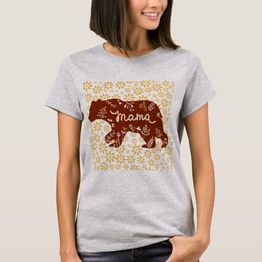 Summer Daisies Beer Mama Vrouwenkleding T-shirt (Voorkant)