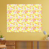 Summer Daisies Canvas Print (Insitu (Woonkamer))