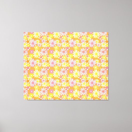 Summer Daisies Canvas Print (Voorkant)