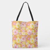 Summer Daisies Canvas tas (Achterkant)