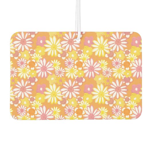 Summer Daisies Car Freshener Luchtverfrisser (Voorkant)