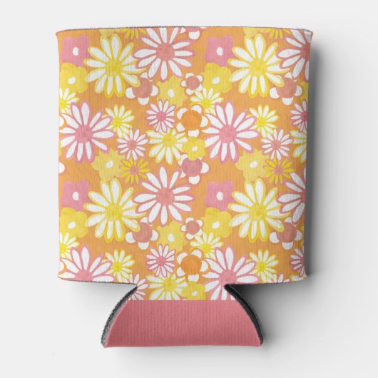 Summer Daisies Cozy Blikjeskoeler (Voorkant)