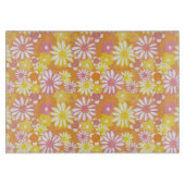 Summer Daisies Glass Cutting Board Snijplank (Voorkant)
