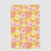 Summer Daisies Golf Towel Golfhanddoek (Voorkant)