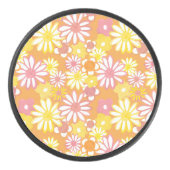 Summer Daisies Hockey Puck (Voorkant)