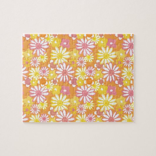Summer Daisies Jigzaag Puzzle Legpuzzel (Horizontaal)