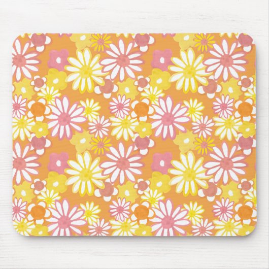 Summer Daisies Mousepad Muismat (Voorkant)