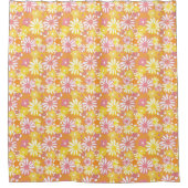 Summer Daisies Shower Curtain Douchegordijn (Voorkant)