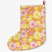 Summer Daisies Stocking Grote Kerstsok (Achterkant)