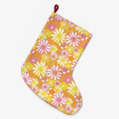 Summer Daisies Stocking Grote Kerstsok (Voorkant (Hangend))