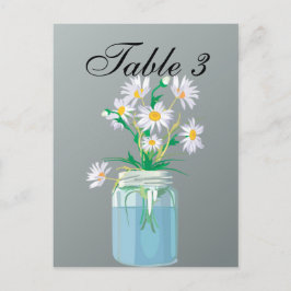 Summer Daisies Table Card Briefkaart