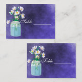 Summer Daisies Table Card Plaatskaartje (Voorkant / Achterkant)