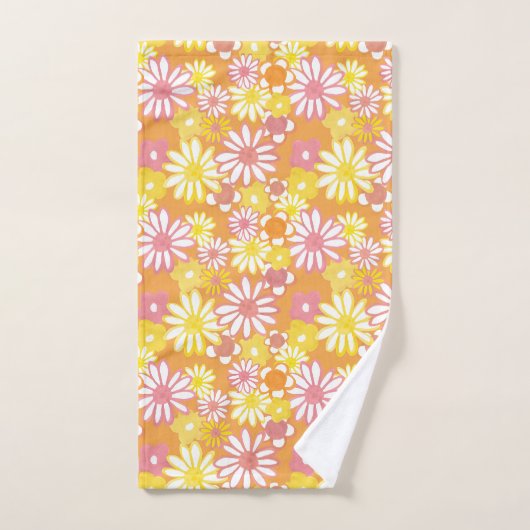 Summer Daisies Towel Set Bad Handdoek (Handdoek)