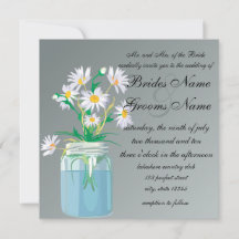 Summer Daisies Wedding Invitations