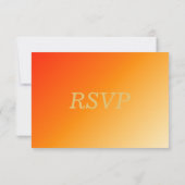 Summer Daisies Wedding RSVP Kaart (Achterkant)