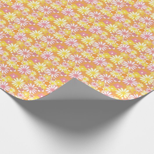 Summer Daisies Wrapping Paper Cadeaupapier (Hoek)