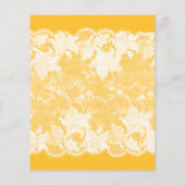 Summer daisies yellow lace BUDGET verjaardagsfeest (Achterkant)