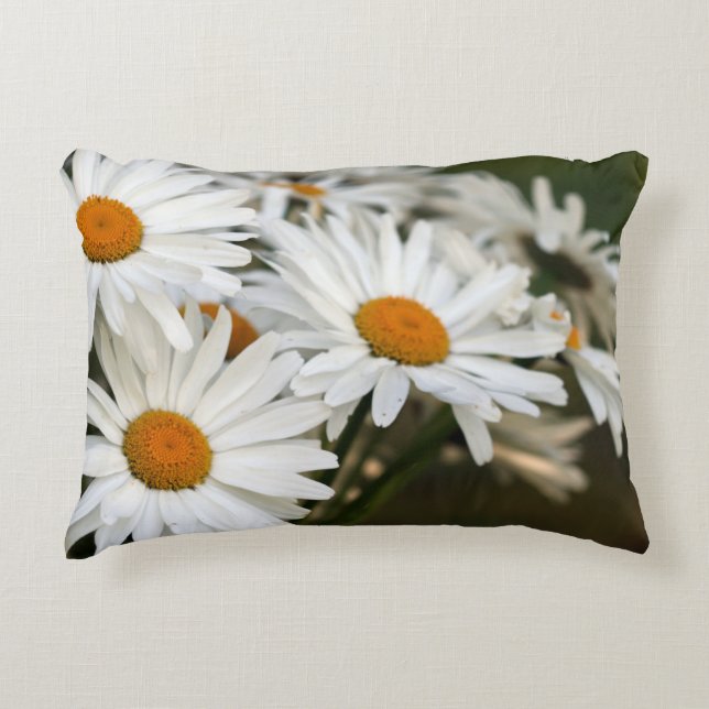 Summer Daisy Accent Pillow Accent Kussen (Voorkant)