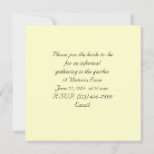 Summer Daisy Bridal Shower Kaart (Achterkant)