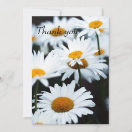 Summer Daisy Flat - Hartelijk dank Bedankkaart