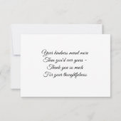 Summer Daisy Flat - Hartelijk dank Bedankkaart (Achterkant)