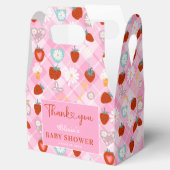 Summer Daisy Flower Berry Sweet Baby shower Bedankdoosjes (Geopend)
