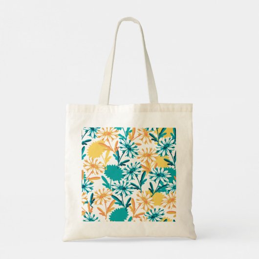Summer Daisy Flower Garden Tote Bag (Achterkant)