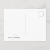 Summer Daisy Flower Save the Date Briefkaart (Achterkant)