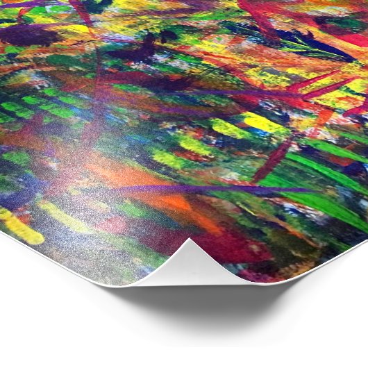 "Summer Dance" — Acrylische kunstdrukken Foto Afdruk (Hoek)