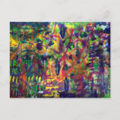 "Summer Dance" Acryllic Art Briefkaart (Voorkant)