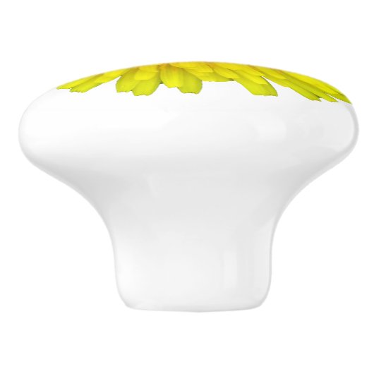 Summer Dandelion Keramische Knop (Zijkant)