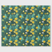 Summer Dandelion Meadow Cadeaupapier (Vlak)