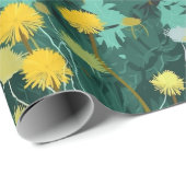 Summer Dandelion Meadow Cadeaupapier (Rol Hoek)