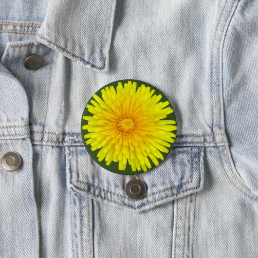Summer Dandelion Round Button (In situ)