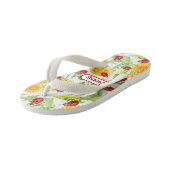 Summer Dandelions en Ladybugs Kinder Teenslippers (Schuin)