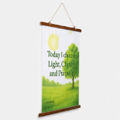 Summer Day Motivational Tapestry – Light/Clarity  Hangend Wandkleed (Gebogen)