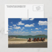 Summer Day op Georges Island, Boston Harbour Briefkaart (Voorkant / Achterkant)