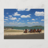 Summer Day op Georges Island, Boston Harbour Briefkaart (Voorkant)