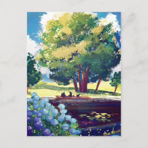 Summer Day Picnic Briefkaart