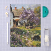 Summer Day with Chickens by Peder Mork Monsted Tissuepapier (Craft)