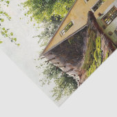 Summer Day with Chickens in the Backyard of a Farm Tissuepapier (Detail)