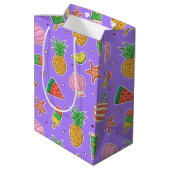 Summer Days Beach Gift Bag Medium Cadeauzakje (Achterkant Gekanteld)