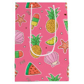 Summer Days Beach Gift Bag Medium Cadeauzakje (Achterkant)