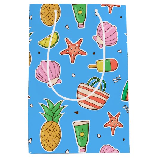 Summer Days Beach Gift Bag Medium Cadeauzakje (Voorkant)