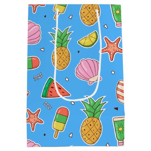 Summer Days Beach Gift Bag Medium Cadeauzakje (Achterkant)